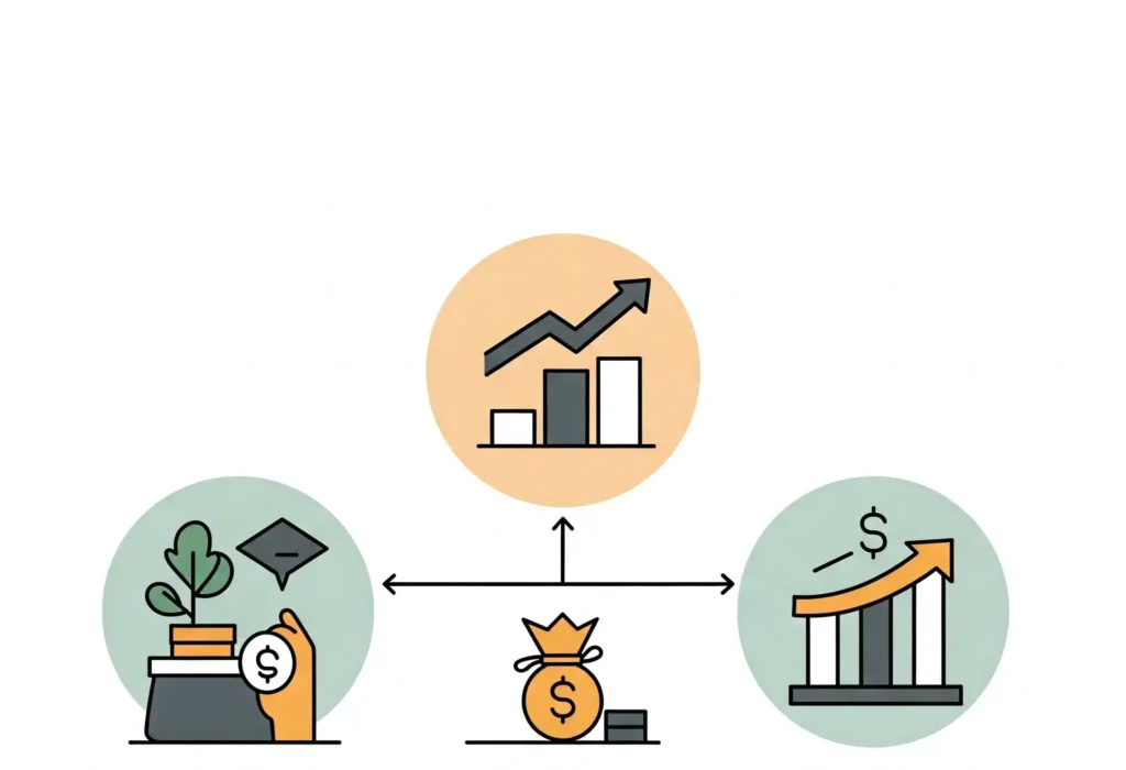 profit loss resulting from trading and investing