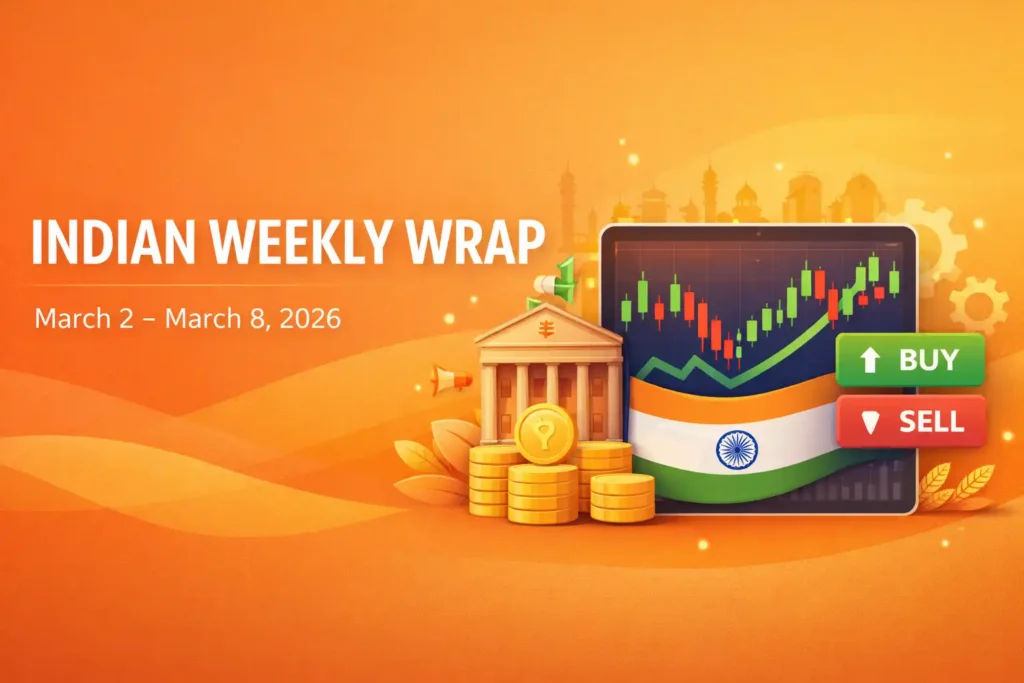Indian market weekly wrap march 2 to 8 2026 nifty price chart