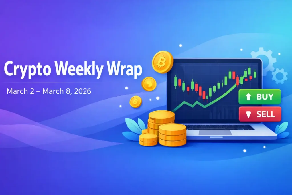 Crypto weekly wrap march 2 to 8 2026 Bitcoin price chart