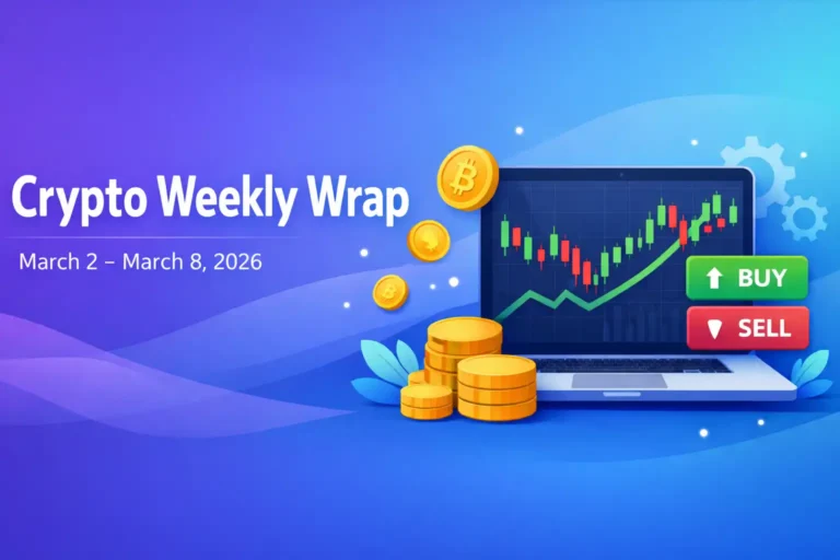 Crypto Weekly Wrap March 2–8: Bitcoin Hits $73,765 as BlackRock Drops $322M in One Day