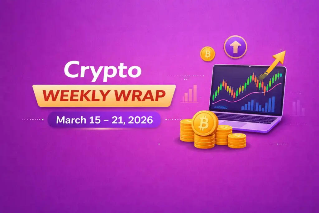Crypto Weekly Wrap March 15 to 21 2026 Bitcoin price surge chart