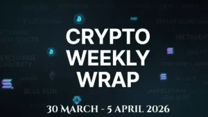 Crypto Weekly Wrap March 30 to April 5: Bitcoin Holds $67K as Iran War Drives Wild Swings